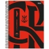 Caderno Espiral Colegial Capa Dura 1 Matéria 80 Fls Flamengo Foroni 33.9308-8