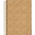 Caderno Espiral Colegial Capa Dura 1 Matéria 80 Fls Kraft Gold Jandaia 71145