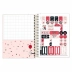 Caderno Espiral Colegial Capa Dura 10 Matérias 160 Fls Minnie Tilibra