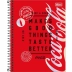 Caderno Espiral Colegial Capa Dura 10 Matérias 160 Fls Coca Cola Tilibra