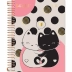 Caderno Espiral Colegial Capa Dura 10 Matérias 160 Fls Cute Cat Cadersil