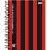 Caderno Espiral Colegial Capa Dura 10 Matérias 160 Fls Flamengo Foroni 33.9309-6