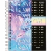 Caderno Espiral Univ. Capa Dura 10 Matérias 160 Fls Holografica Jandaia 