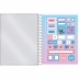 Caderno Espiral Colegial Capa Dura 10 Matérias 160 Fls Stitch Foroni