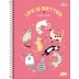 Caderno Espiral Univ. Capa Dura 1 Matéria 96 Fls D+ Sortido Feminino Tilibra 139246 pct c/4 Unidades