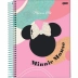 Caderno Espiral Univ. Capa Dura 10 Matérias 160 Fls Minnie Arts Jandaia 72993