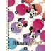 Caderno Espiral Univ. Capa Dura 10 Matérias 160 Fls Minnie Tilibra