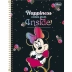 Caderno Espiral Univ. Capa Dura 10 Matérias 160 Fls Minnie Tilibra