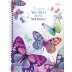 Caderno Espiral Univ. Capa Dura 10 Matérias 160 Fls Daisy Tilibra 