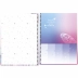 Caderno Espiral Univ. Capa Dura 10 Matérias 160 Fls Daisy Tilibra 