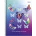 Caderno Espiral Univ. Capa Dura 10 Matérias 160 Fls Daisy Tilibra 