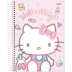 Caderno Espiral Univ. Capa Dura 10 Matérias 160 Fls Hello Kitty Jandaia 