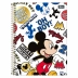 Caderno Espiral Univ. Capa Dura 10 Matérias 160 Fls Mickey Tilibra 