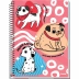 Caderno Espiral Univ. Capa Dura 10 Matérias 160 Fls Pet Fun Credeal