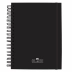 Caderno Desmontável Univ. 10 Matérias 80 Fls Smart All Black c/ Elástico DAC 3643