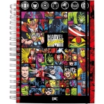 Caderno Desmontável Univ. 10 Matérias 80 Fls Smart Marvel c/ Elástico DAC 4389