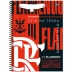 Caderno Espiral Univ. Capa Dura 12 Matérias 192 Fls Flamengo Foroni 33.9297-9