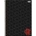 Caderno Espiral Univ. Capa Dura 15 Matérias 240 Fls Flamengo Foroni