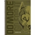 Caderno Espiral Univ. Capa Dura 15 Matérias 240 Fls Power Dog Foroni 