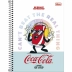 Caderno Espiral Univ. Capa Dura 1 Matéria 80 Fls Coca-Cola Tilibra