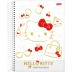 Caderno Espiral Univ. Capa Dura 1 Matéria 80 Fls Hello Kitty 50th Jandaia