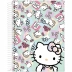 Caderno Espiral Univ. Capa Dura 1 Matéria 80 Fls Hello Kitty Jandaia