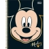 Caderno Espiral Univ. Capa Dura 1 Matéria 80 Fls Mickey Tilibra 