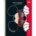 Caderno Espiral Univ. Capa Dura 1 Matéria 80 Fls Mickey Tilibra 