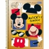 Caderno Espiral Univ. Capa Dura 1 Matéria 80 Fls Mickey Tilibra 