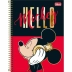 Caderno Espiral Univ. Capa Dura 1 Matéria 80 Fls Mickey Tilibra 