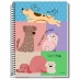 Caderno Espiral Univ. Capa Dura 1 Matéria 80 Fls Pet Fun Credeal 