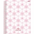 Caderno Espiral Univ. Capa Dura 1 Matéria 80 Fls Rosa Rose São Domingos