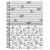 Caderno Espiral Univ. Capa Dura 1 Matéria 80 Fls Simons Cat Credeal