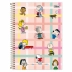 Caderno Espiral Univ. Capa Dura 1 Matéria 80 Fls Snoopy Tilibra