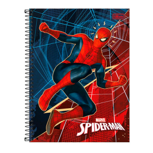 Caderno Espiral Univ. Capa Dura 1 Matéria 80 Fls Spider-Man Tilibra 