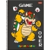 Caderno Espiral Univ. Capa Dura 1 Matéria 80 Fls Super Mario Foroni