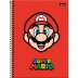 Caderno Espiral Univ. Capa Dura 1 Matéria 80 Fls Super Mario Foroni