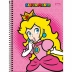 Caderno Espiral Univ. Capa Dura 1 Matéria 80 Fls Super Mario Foroni