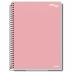 Caderno Espiral Univ. Capa Dura 20 Matérias 280 Fls Essenciale Colors Rosa Credeal