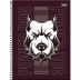 Caderno Espiral Univ. Capa Dura 20 Matérias 320 Fls Power Dog Foroni 