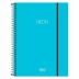 Caderno Espiral Univ. Capa Plástica 10 Matérias 160 Fls Neon Tilibra