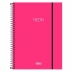 Caderno Espiral Univ. Capa Plástica 10 Matérias 160 Fls Neon Tilibra