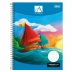 Caderno Espiral Univ. Quadriculado Capa Dura 10x10mm 96 Fls Academie Tilibra 115550