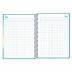 Caderno Espiral Univ. Quadriculado Capa Dura 10x10mm 96 Fls Academie Tilibra 115550