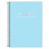 Caderno Espiral 1/4 (pequeno) Capa Dura  80 Fls Happy Tilibra