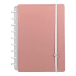 Caderno Inteligente Rose Pastel 80 Fls Médio