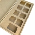 Caixa para Especiarias de Gin MDF 6mm 9 Divisórias sem vidro 34 x 17 x 5 cm