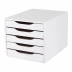 Gaveteiro Arquivo 5 Gavetas MDF Branco Souza 3306