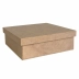 Caixa Quadrada MDF 16 x 16 x 7 cm