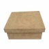 Caixa Quadrada MDF 17 x 17 x 6cm